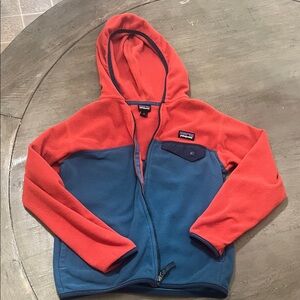 Patagonia Kids' Coral and Teal Fleece Jacket